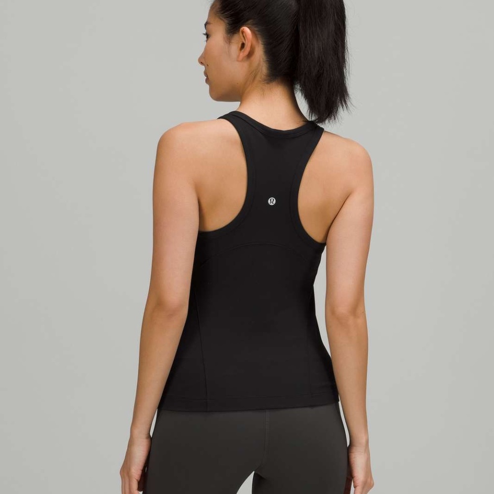 Lululemon Align Waist-Length Racerback Tank Top Black